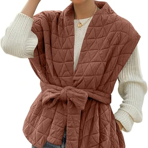 *Cicy Bell* Women's Quilted Puffer Vest Small NWOT - Picture 2 of 4